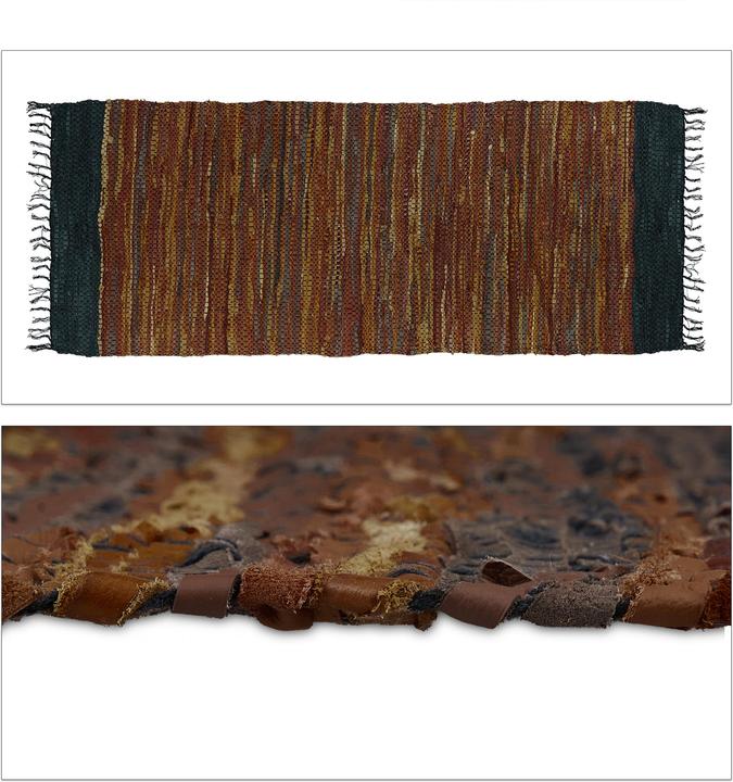 Produktbild Relaxdays Flickenteppich (80 x 200 x 0.5 cm)
