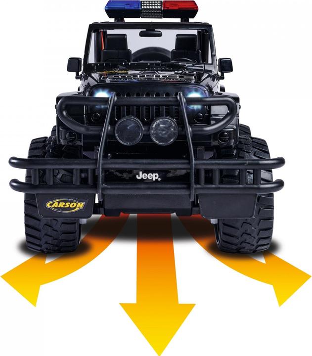 Produktbild Carson 1:12 Jeep Wrangler Police 2.4G 100% RTR (RTR Ready-to-Run)