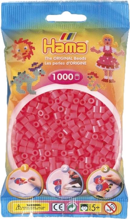 Hama Perlen Hama pearl red neon ironing service (035)