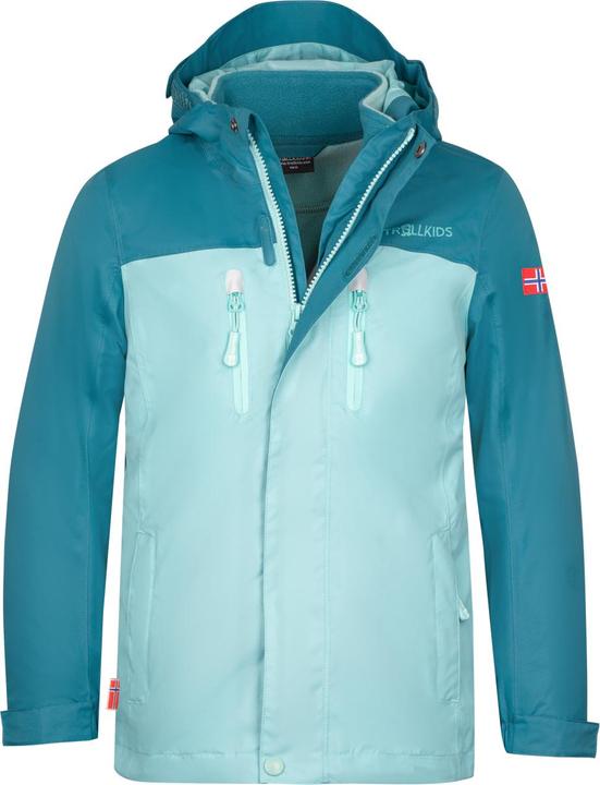 Immagine prodotto Trollkids Giacca Bryggen 3in1 da bambina (92)