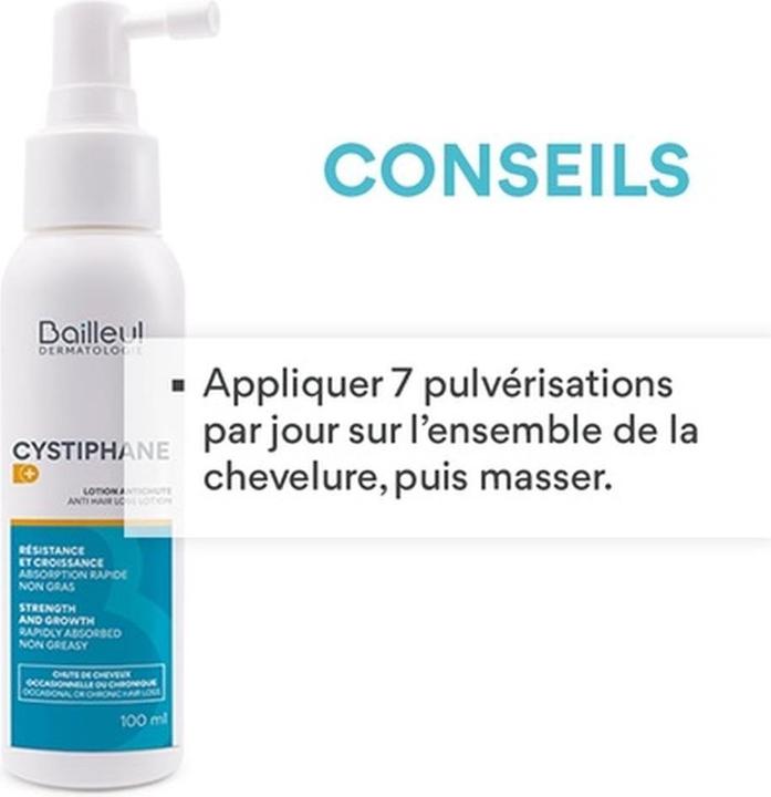 Image du produit Cystiphane Lotion anti-chute de cheveux, 125 ml LOT (100 ml)