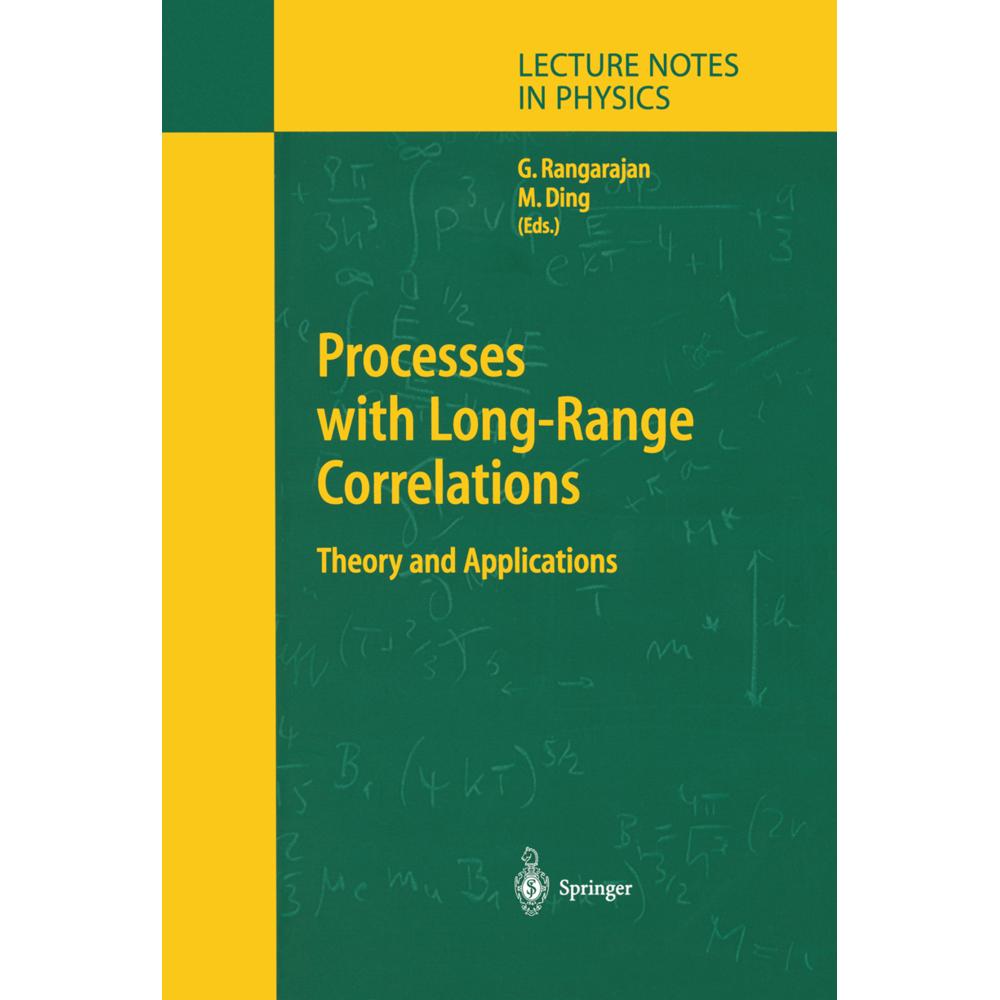 Processes with Long-Range Correlations, Fachbücher