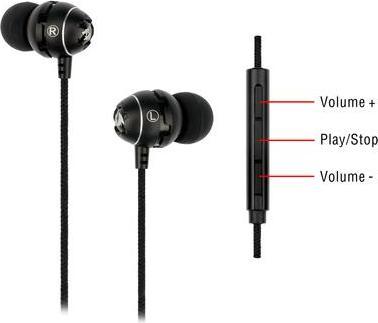 Actual product image Redragon Headphones with microphone BOMBER PRO E100 black color (Cable)