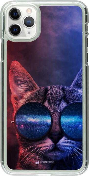 Image du produit PhoneLook Coque transparent Red Blue Cat Glasses (Apple iPhone 11 Pro Max)