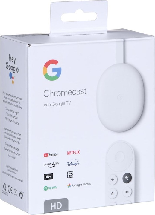 Actual product image Google Chromecast with TV HD (Android Go)