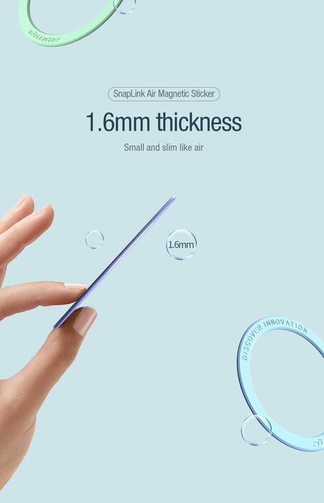Immagine prodotto Nillkin Adesivo magnetico SnapLink Air Grigio