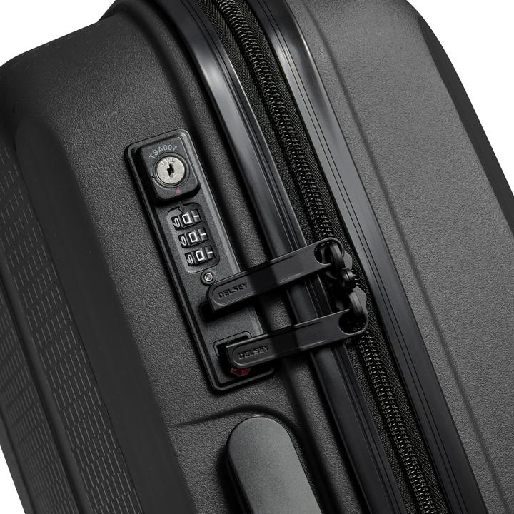 Actual product image Delsey Belmont Plus Slim Cabin Trolley Case - 55 cm - Black (40 l)