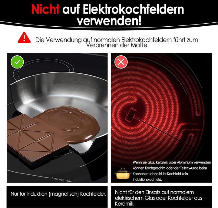 Produktbild KitchenRaku Induktionsschutzmatte 52x78cm