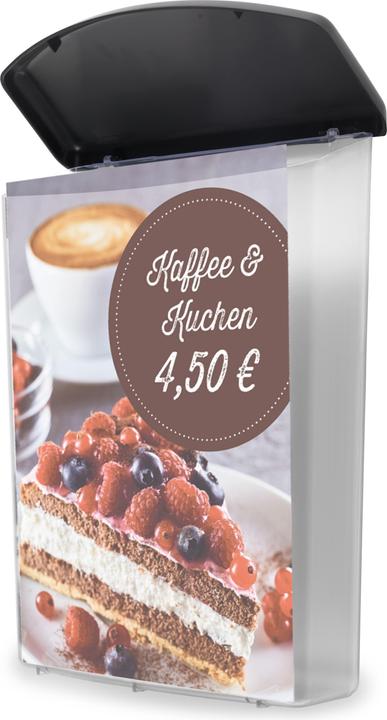 Produktbild Deflecto Prospektbox fr den Auáenbereich, DIN A4 hoch (210 x 297 mm)