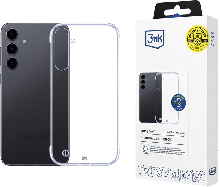 Produktbild 3MK Etui Just20g Clear Case do Samsung Galaxy S24 (Samsung Galaxy S24+)