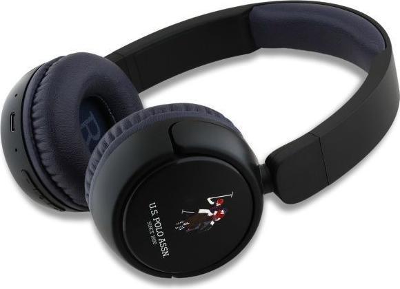 Actual product image U.S. Polo US Polo Bluetooth On-Ear Headphones USHPV6PCOV Navy DH Colour Logo (30 h, Wireless)