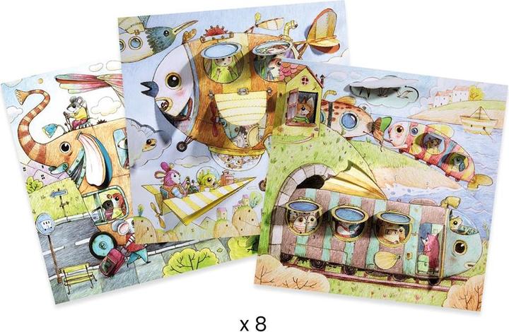 Actual product image Djeco Bunte Überraschung Malo's Reise