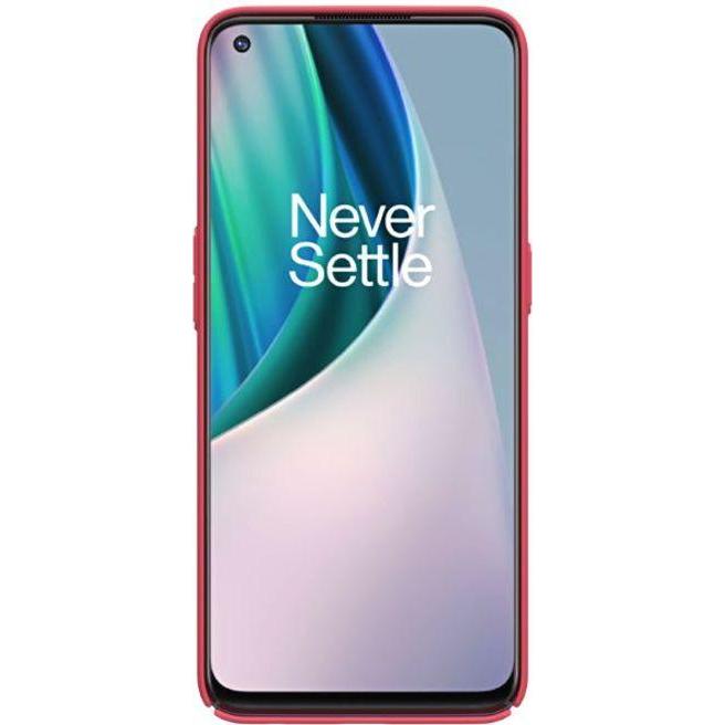 Thumbnail - Nillkin Super Frosted Shield Series (OnePlus Nord N10 5G), Smartphone Hülle, Rot
