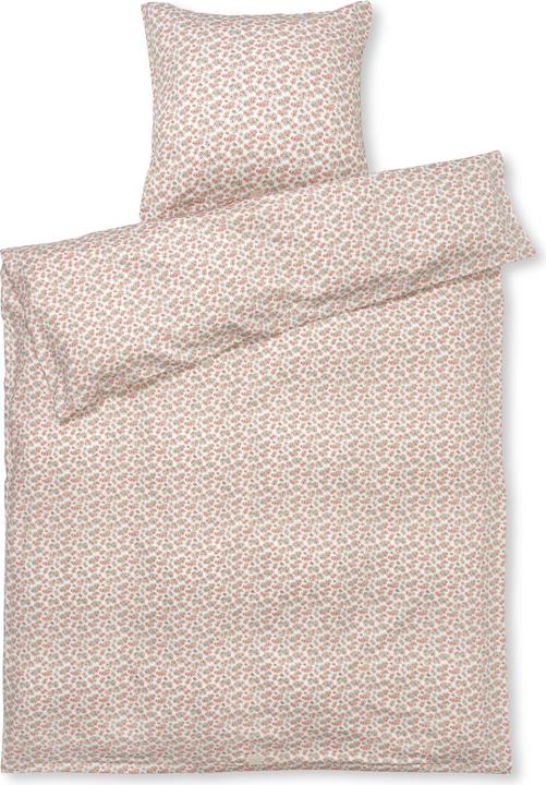 Juna W 140 x L 200 cm - Økologisk bomuldssatin - Hvid (Bedding set, 140 x 200 cm)
