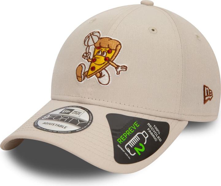 Produktbild New Era 9Forty Strapback Cap - ICON LOGO Pizza stone beige