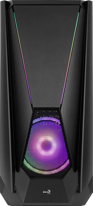 Actual product image AeroCool Visor PC Acrylonitrile Butadiene Styrene (ABS) (ATX, Micro-ITX, Mini-ATX, Mini-ITX)