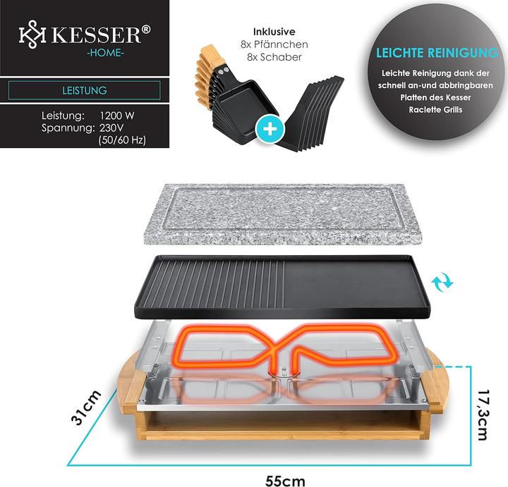 Produktbild Kesser Raclette Grill