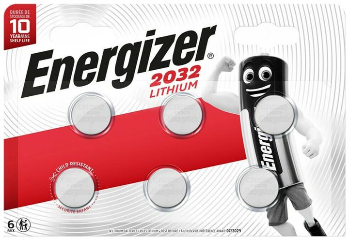 Immagine prodotto Energizer CR2032 (6 pz., CR2032, 235 mAh)