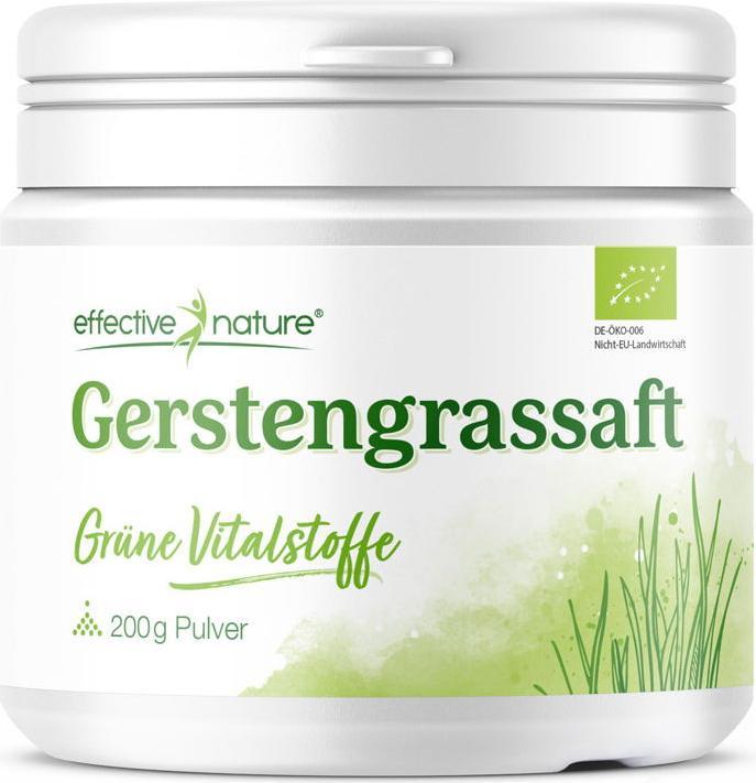 Produktbild Effective Nature Bio Gerstengrassaft Pulver (200 g)