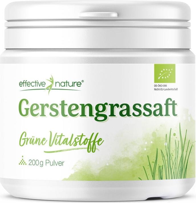 Produktbild Effective Nature Bio Gerstengrassaft Pulver (1 Stück, Pulver, 200 g)