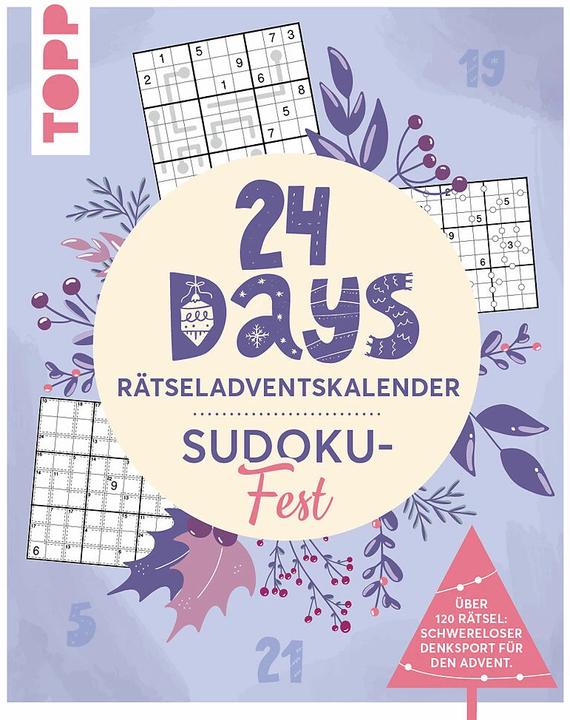 Produktbild 24 days Rätseladventskalender - Sudoku-Fest
