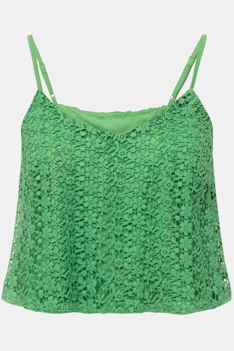 Actual product image Studio Untold Crocheted Lace Crop Top (54)