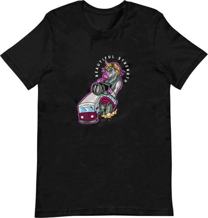 Actual product image Atticus Unisex Adult Front T-Shirt (L)