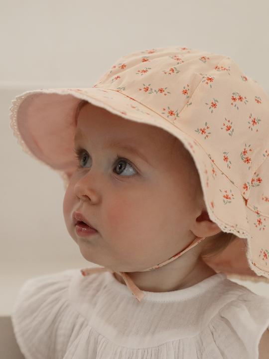 Produktbild Vertbaudet Mädchen Baby Sonnenhut mit kleinen Blumen