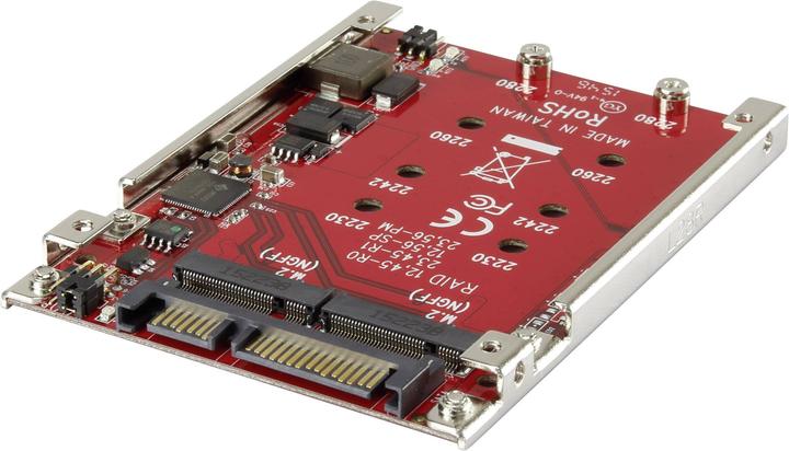 Renkforce Hardware RAID controller for 2x M.2 NGFF SSDs incl. 6.35 cm (2.5"³) mounting frame