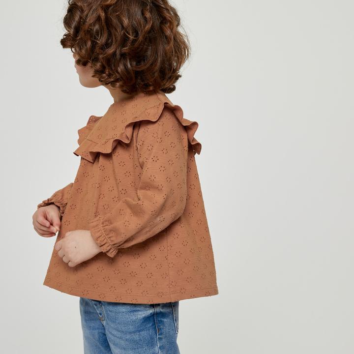 Immagine prodotto La Redoute Collections Confezione da 2 di camicie a maniche lunghe con volant (68)