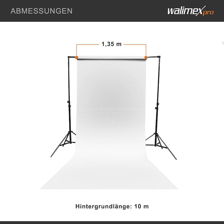 Produktbild Walimex Hintergrundkarton (135 cm, 135 cm)