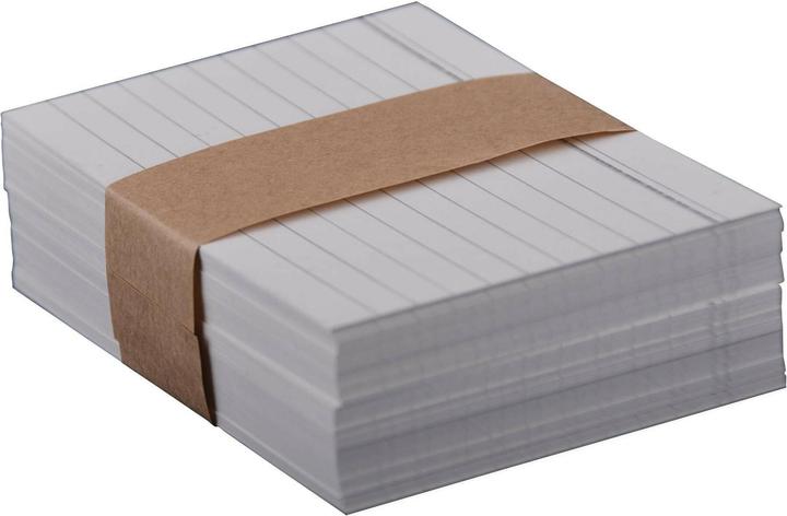 Immagine prodotto Office Schede, foderate, grigie (A7, 100x, 240 g/m²)