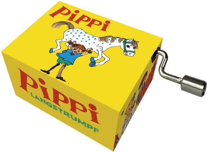 Actual product image Art & Music Music box "Pippi Longstocking" yellow