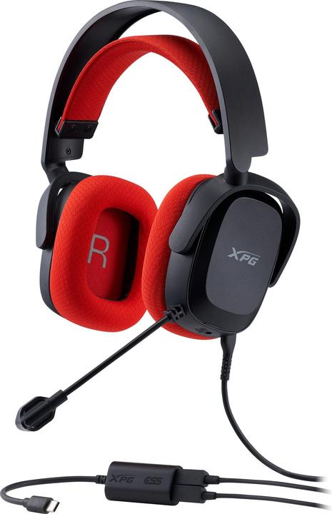 Actual product image Adata Gaming Headset XPG PRECOG STUDIO black/red retail (Cable)