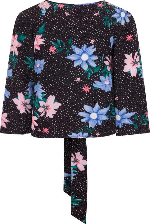 Actual product image Girls On Film s Lio blouse with floral pattern at the front for tying (36)