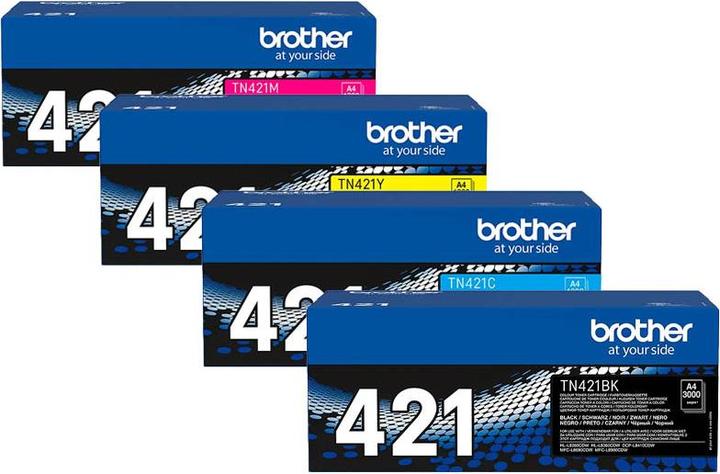 Immagine prodotto Brother Set originale TN-421 Set con tutti e quattro i colori Copia (M, C, Y, FC)