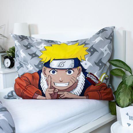 Jerry Naruto Grey Bettwäsche 140×200cm, 70×90 cm (140 x 200 cm, 70 x 90 cm)