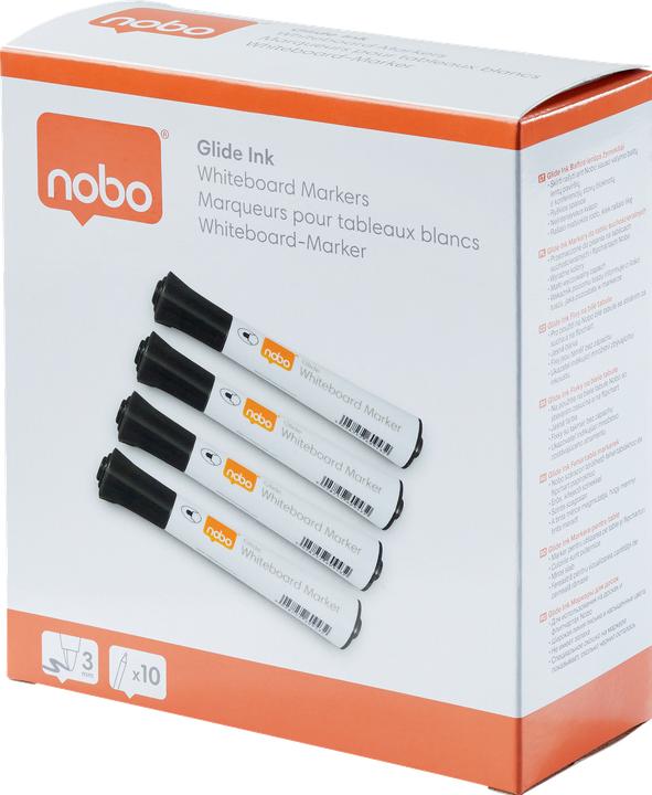Actual product image Nobo Glide Whiteboard Pen (10x)