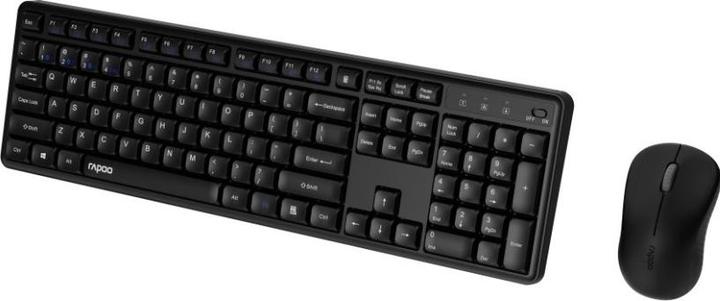 Actual product image Rapoo Full Silent Multi mode Kombo Set "8150M Silent", Schwarz, QWERTZ (DE, Wireless)