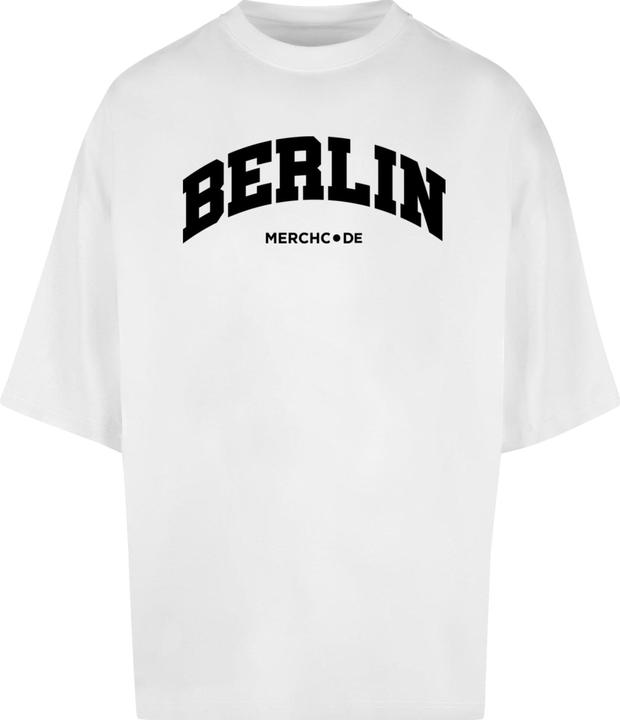 Produktbild Merchcode Berlin Wording - Huge Tee - 116645 (S)