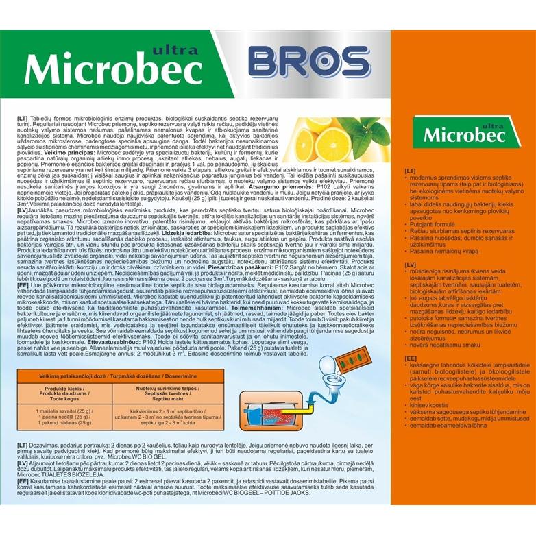 Thumbnail - Bros, Indoor Growing Zubehör, MICROBEC ULTRA 5 X 25G + 1 SACHETTE FREE