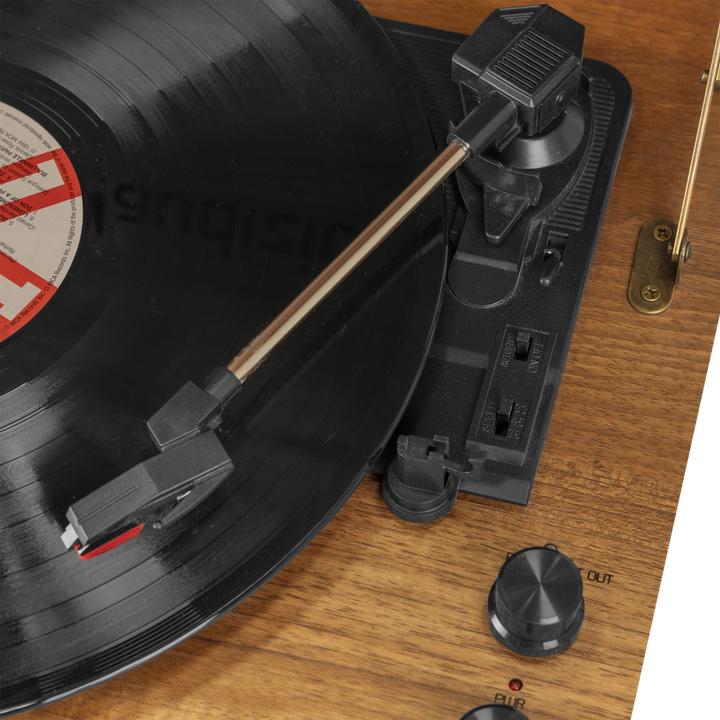 Immagine prodotto Audizio Giradischi con Bluetooth Fremont Brown, dettaglio colore (Automaticamente)