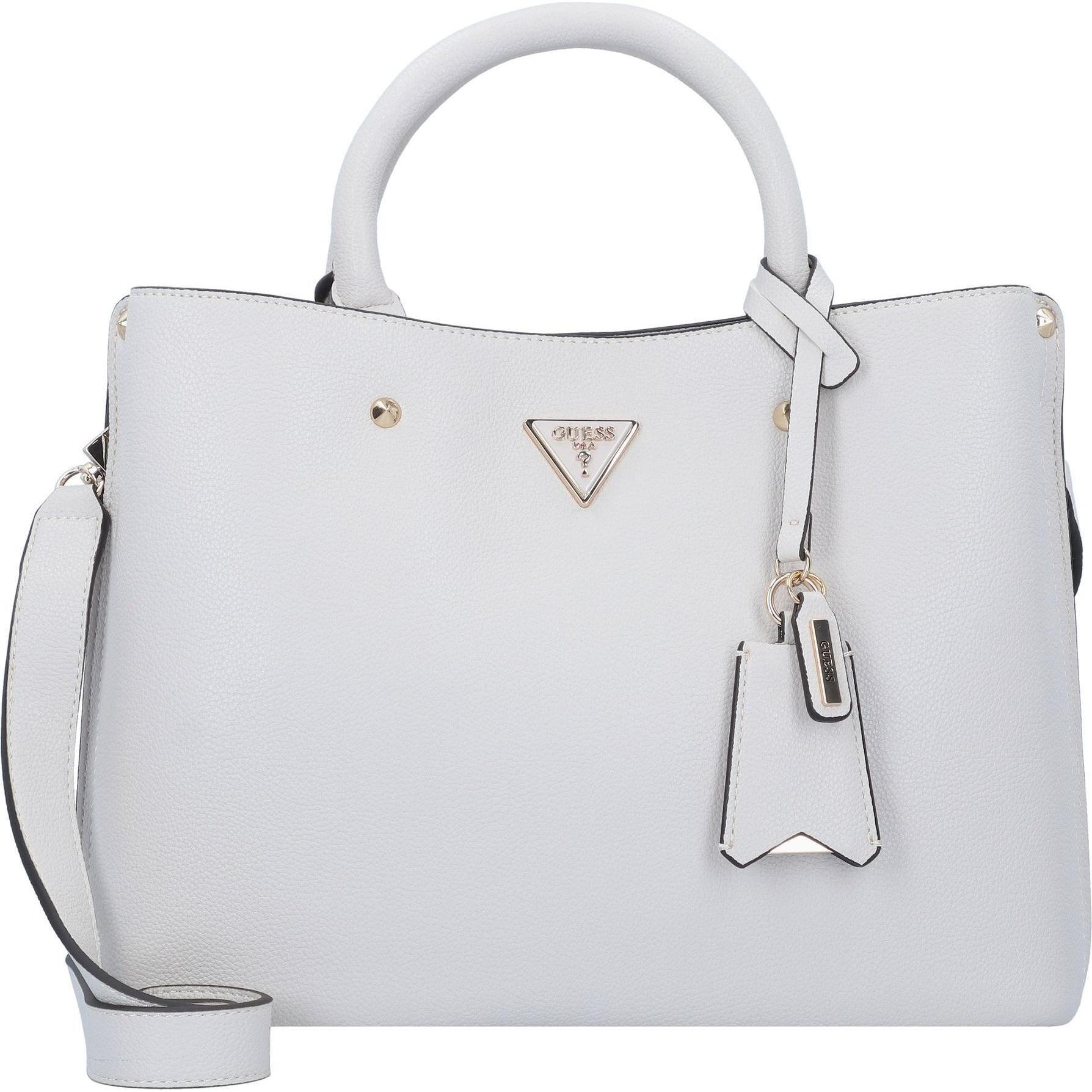 Guess, Tasche, Meridian Handtasche 31 cm, Weiss, (8 l)