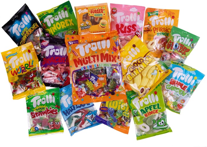 Produktbild Trolli Gummibonbons Süssigkeiten Box 3.1 kg, Produkttyp (3100 g)