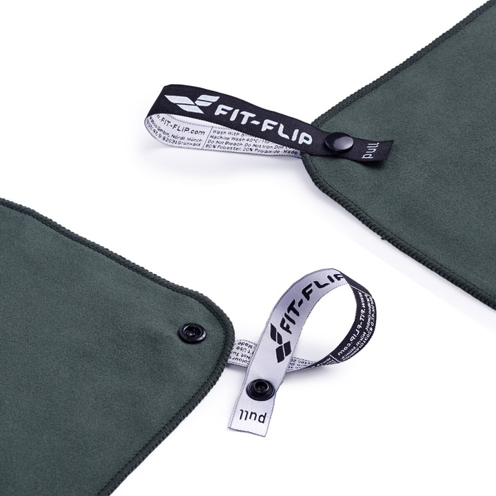 Produktbild Fit-Flip Mikrofaser Handtuch schnelltrocknend mit Tasche 40x80cm (40 x 80 cm)