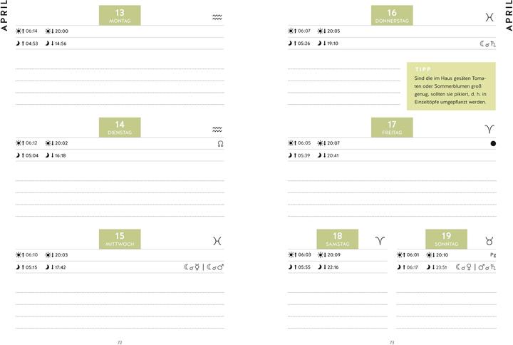 Produktbild Mein Gartenkalender 2026 (Deutsch, Wolf-Dieter Storl, 2025)