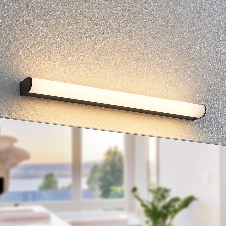 Image du produit Lindby Applique de salle de bain LED Ulisan, ronde, 58,8 cm (826 lm)