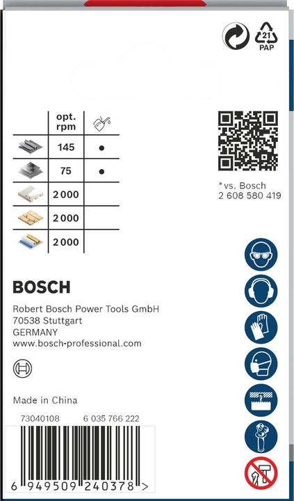 Immagine prodotto Bosch Professional Zubehör Sega a tazza PRO Multi Material PC Plus, 59 mm (59 mm)
