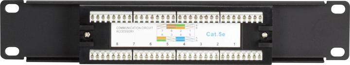 Produktbild DS-IT Patchpanel 10”, 8-fach UTP Patchpanel CAT 5e