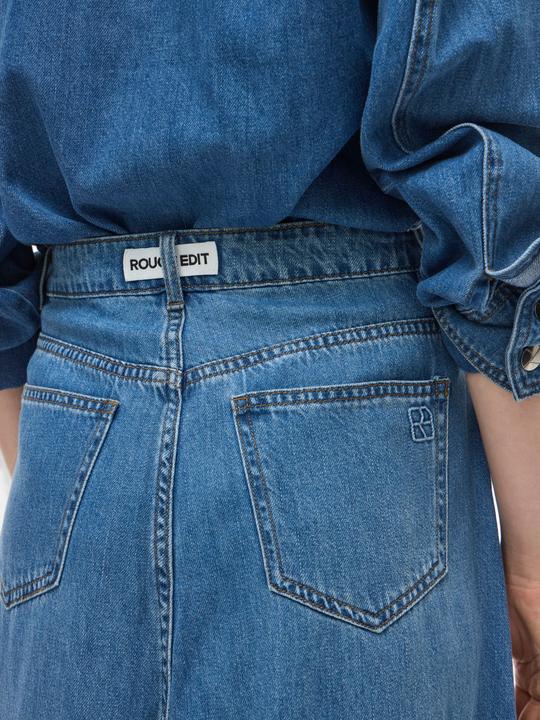 Image du produit Rouge Edit Maxi Jeansrock (40)